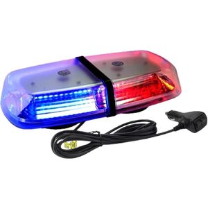 Ortho® - LED Zwaailicht - Zwaailamp - Blauw/Rood flits licht - Strobe – Emergency Safety Warning - Alarmlicht 12V/24V - Blauw/Rood
