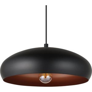 EGLO Mogano 1 Hanglamp - E27 - Ø 40 cm - Zwart/Koper