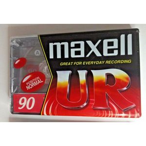 Maxell Audio Cassette Tape UR 90 - 10 pack - Uiterst geschikt voor alle opnamedoeleinden / Sealed Blanco Cassettebandje / Cassettedeck / Walkman / Maxell cassettebandje.
