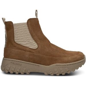 Woden Chelsea Boots suède lichtbruin