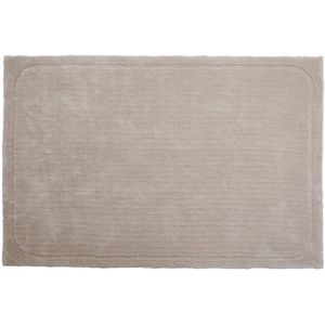 Vente-unique Tapijt met halfhoge pool - 160 x 230 cm - Taupe - VELINA