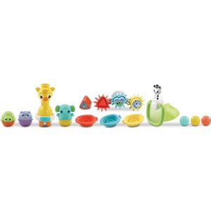 VTech Baby 6-in-1 Waterpret Badset - Badspeelgoed - Babyspeelgoed - 15 Onderdelen - Speelgoed 1 Jaar