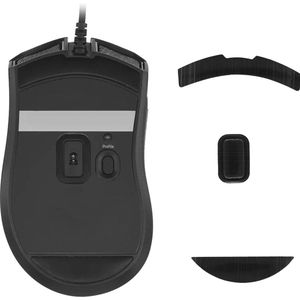 kwmobile muis voeten sticker geschikt voor Razer Mamba Elite Wired - Computermuis glijder - Stickers in zwart