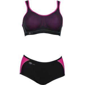 Anita Air Control Sport bh zonder beugel - Roze Antraciet