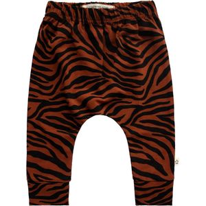 Your Wishes Zebra Baggy - Baby Broekje - Roodbruin - Unisex - Maat: 50/56
