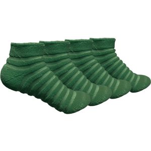 LIEVE SOKKEN Frotteesokken voor dames – Set van 4 paar – Groen – Katoen – Maat 36-40