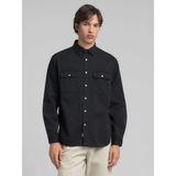 Replay - Oxford - Overhemd - Zwart