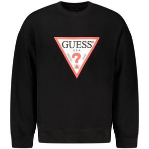 Oversized Cotton Crew Neck Sweatshirt with Logo Print -