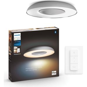 Philips Hue Still Plafondlamp - Warm Tot Koelwit Licht - Aluminium - Bluetooth