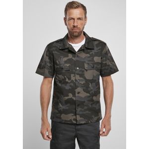 Heren Shirt US Shirt Ripstop shortsleeve dark camo