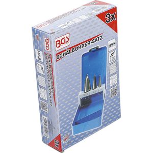 BGS Plaatboorset HSS 3 delig