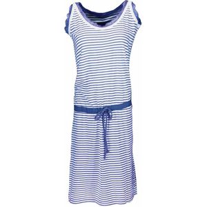 Irresistible Dames Nachthemd - Gestreept - Katoen - Blauw - Maat XL