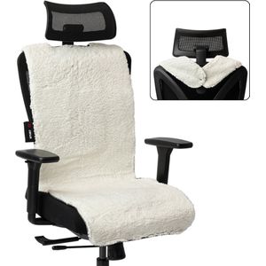 Spherite - Warmtedeken - Grijs-Wit - XL - Infrarood - Draadloos - Verwarmd Stoelkleed