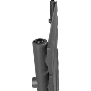 Aquamarin Badkamerradiator - Verticaal - Handdoekradiator - Middenaansluiting - Verwarming Badkamer - 984W - 160 x 60 x 10,2 cm - Antraciet