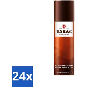 Tabac Original - Deodorant Spray - Anti-transpirant - 200 ml - Voordeelverpakking - 24 stuks