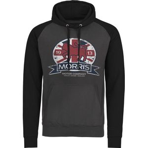 Morris Motor Co. England Baseball Hoodie Dark-Grey-Black-S