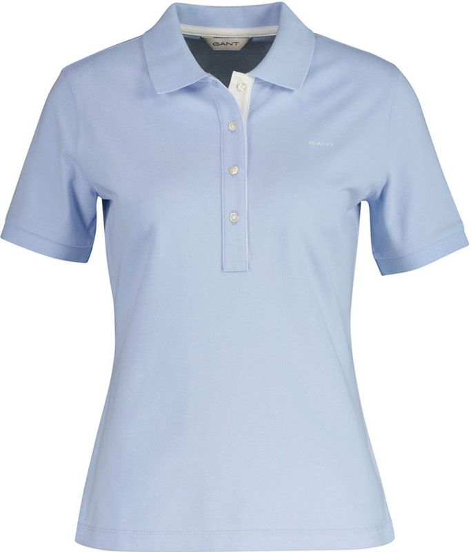 Gant - Contrast Collar - Poloshirt - Korte Mouw - Vrouwen