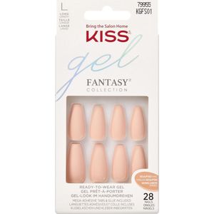 Kiss Gellak Gel Fantasy Nails - Kunstnagels - 28 stuks - Nepnagels - 4 the Cause