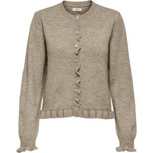 Jacqueline de Yong - Jdyletty On Frill - Vest - Greige/melange - Dames