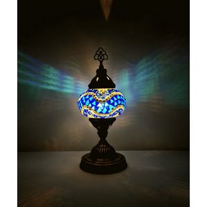 Aladdin Store Tafellamp - Oosterse Tafellamp 2 No - Ø 17 Cm - E14 - Multicolor