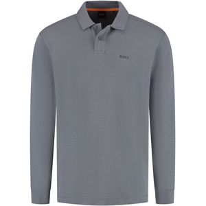 Boss Petempestolong LS Polo Heren - Maat L