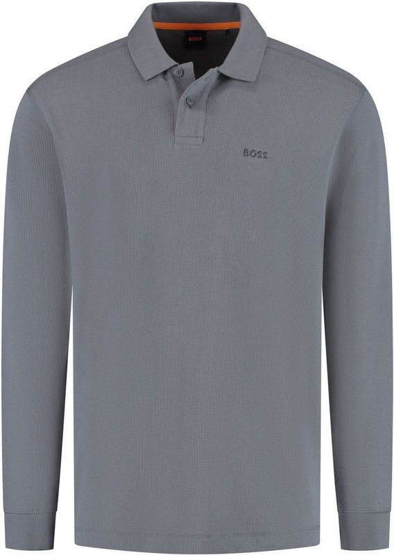 Boss Petempestolong LS Polo Heren - Maat L
