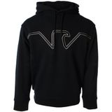Emporio Armani, Heren, Sweatshirts & Hoodies, Blauw, Maat: L Leer,