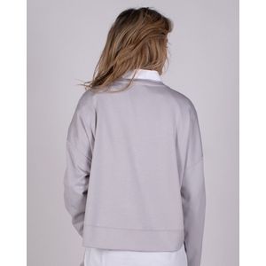 Dames viscose cupro Sweater in muisgrijs- YORK.