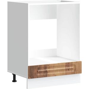 vidaXL - Ovenkast - Kalmar - bewerkt - hout - oud - houtkleurig