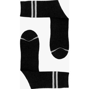Terry sokken - badstof voetbed - zwart
