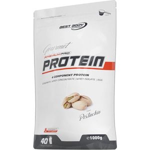 Gourmet Premium Pro Protein 1kg pistachio - time-released eiwit met een matrix van whey, melk en ei-eiwit | Best Body