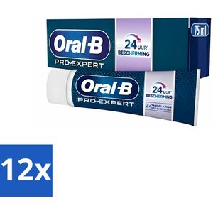 Oral-B - Pro-Expert Sterk Glazuur - Tandpasta - Beschermt Glazuur - 75 ml - Voordeelverpakking - 12 stuks