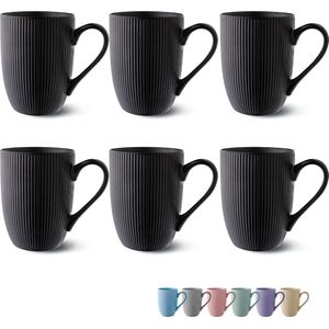 Koffiemok set/mok – Moderne keramische matte mok – Grote koffiemok