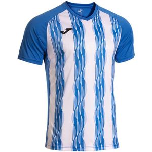Joma Inter V T-shirt Met Korte Mouwen Blauw S Man