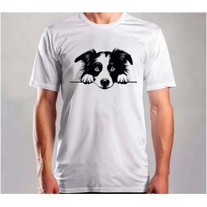 Border Collie Paw Spy - T Shirt - DogLife - PuppyLove - DogLovers - CuteDog - HondenLeven - PuppyLiefde - HondenLiefhebbers - SchattigeHond