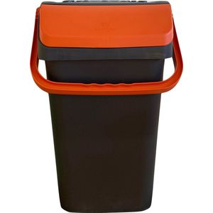 Mari afvalbak 40 liter - afvalemmer - oranje - afvalscheiden - PMD - sorteer afvalbak - sorteer bak