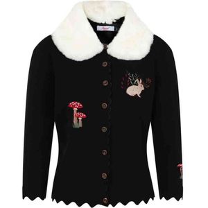 Banned - Woodland Hippie Cardigan - S - Zwart