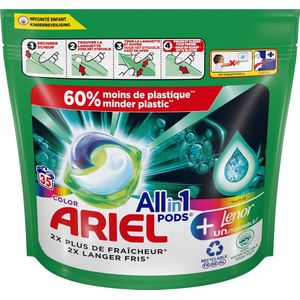 Ariel All in 1 Wasmiddel Pods + Touch Van Lenor Unstoppables - Wascapsules - Voordeelverpakking - 3 x 35 Wasbeurten