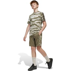 Adidas Seasonal Essentials Camo Korte Sportbroek Groen 11-12 Years Jongens,Meisjes