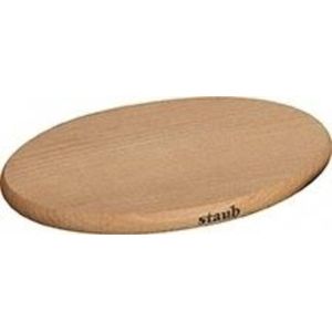 Staub Onderzetter - Magnetisch  - Ovaal - hout - 15 x 11 cm