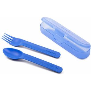 Suavinex Booo Blauw Bestek Set Met Bewaardoosje SXZFEE039895