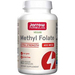 5-MTHF Methylfolate 400mcg 60 capsules, biologisch beschikbaar foliumzuur | Jarrow Formulas