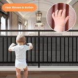 Unyqoos ® Veiligheidsnet 300 cm x 74 cm voor Trappen en Balkons