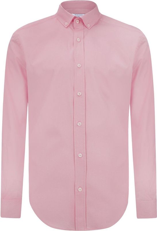 Felix Hardy - Overhemd - Roze - Biologisch Katoen - Lange Mouwen - Heren