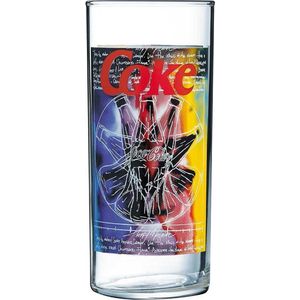 LUMINARC - COCA COLA GLAS - BRAZIL - 27 CL  - SET VAN 4 STUKS