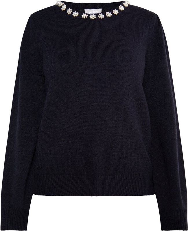 Usha - Lurea - Trui - Zwart - Lange Mouw