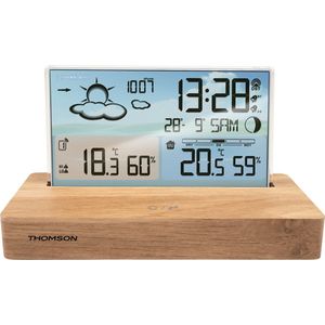 Thomson - CT600 - Digitale Weerstation - Wit - LCD-Display - Draadloze Thermometer