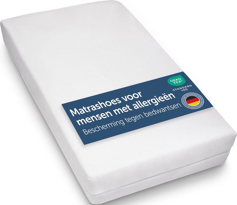 Blumtal Matrashoes - Waterdicht - Ademende Matrasbeschermer - 100 x 200 x 20 cm