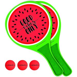 LEGAMI Beachball set / Beach tennis / Tuin tennis / Park tennis / Straat tennis - Good Vibs Only