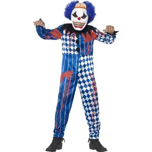 Griezelig Halloween harlekijn clown kostuum voor kinderen - Kinderkostuums - 152/164